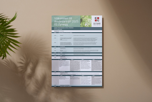 Användarträff Program EG Zynergy 2025